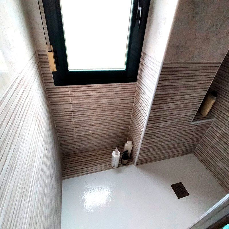 Sustitucion banera por ducha + alicatado interior ducha